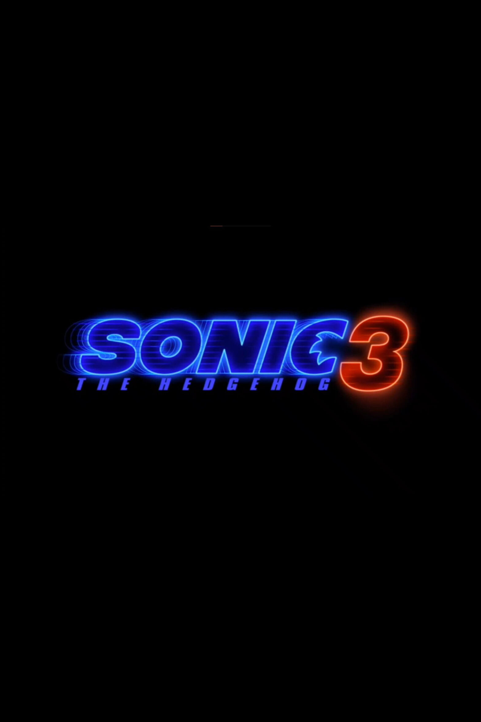 Poster for the movie "Sonic the Hedgehog 3"
