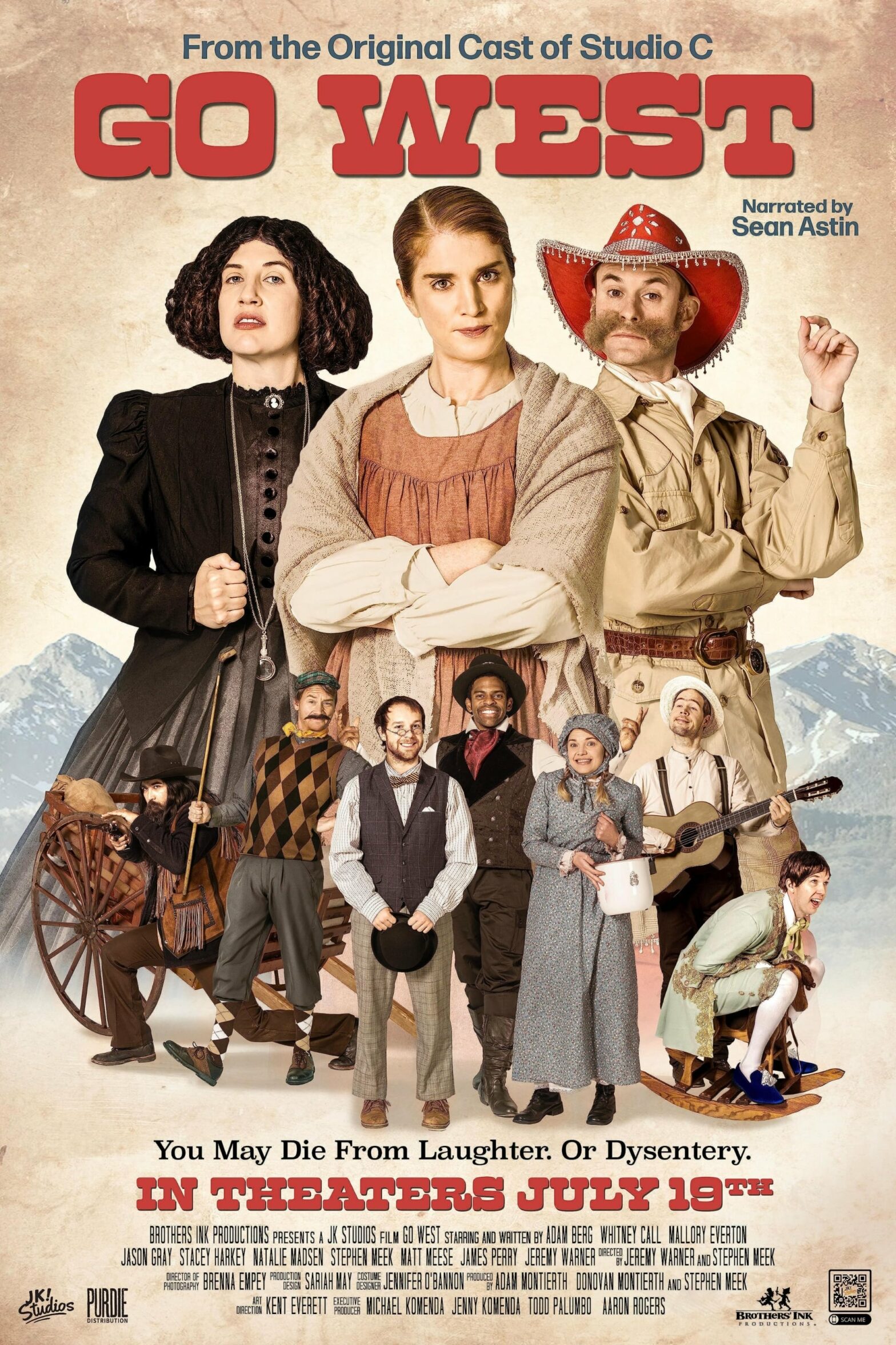 Poster for the movie "Go West"
