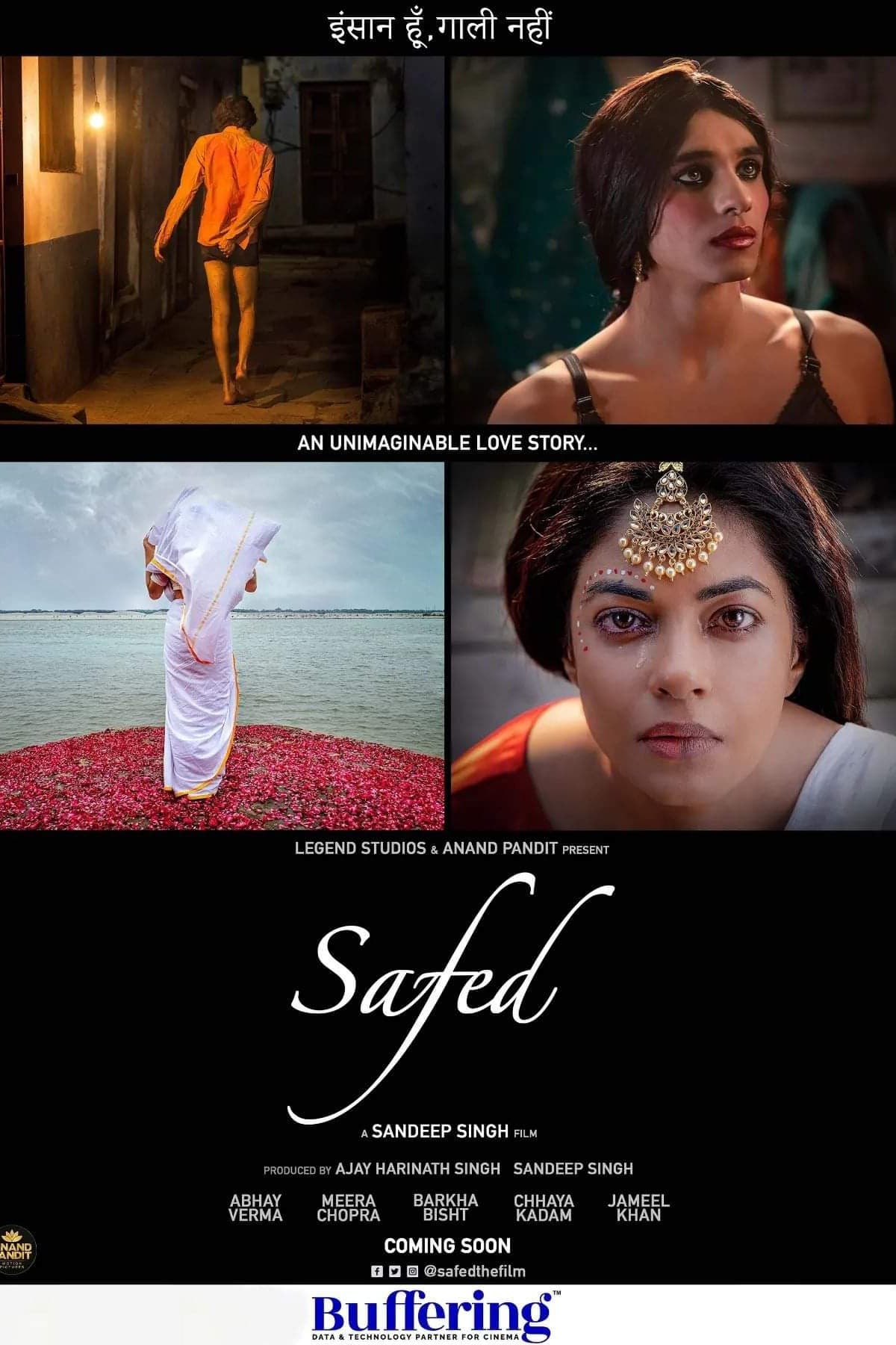 Poster for the movie "Safed"