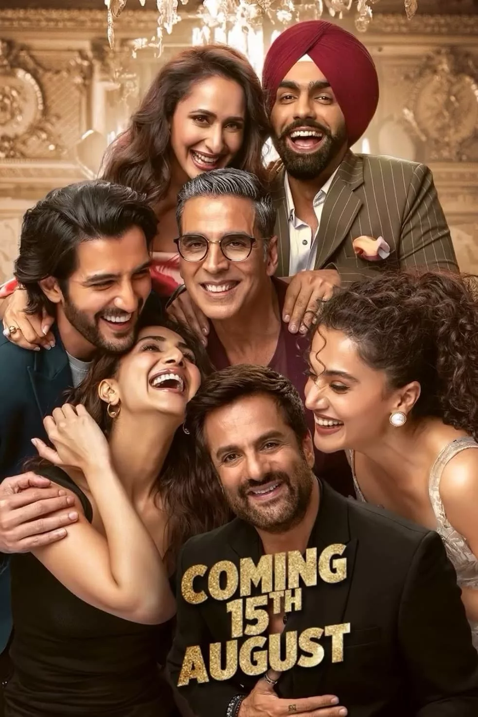 Poster for the movie "Khel Khel Mein"